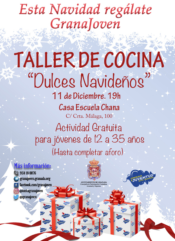 Navidad Granajoven. Taller de Cocina